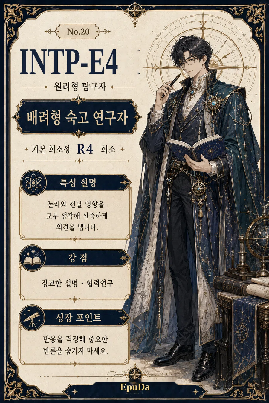 INTP-E4 타로 카드